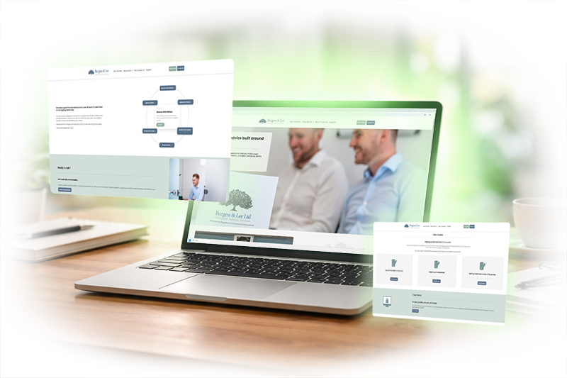 burgess and lee on a laptop screen with other screenshot